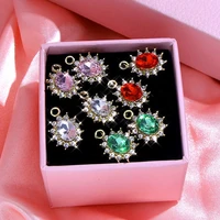 10pcsset exquisite diy crystal jewelry accessories trendy new design rhinestones jewelry for making diy earrings necklaces