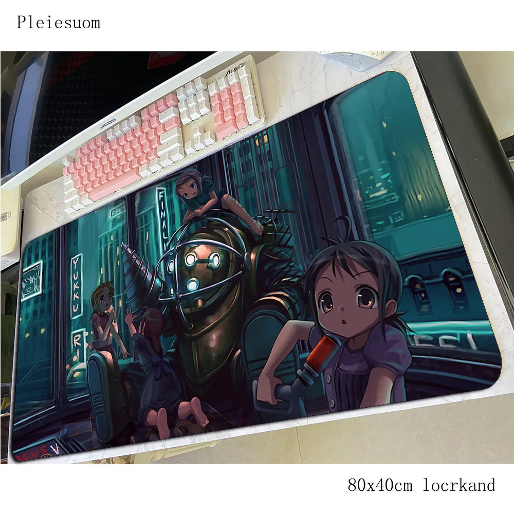 Коврик для мыши bioshock 80x4 0 см большой игровой коврик подставка запястья
