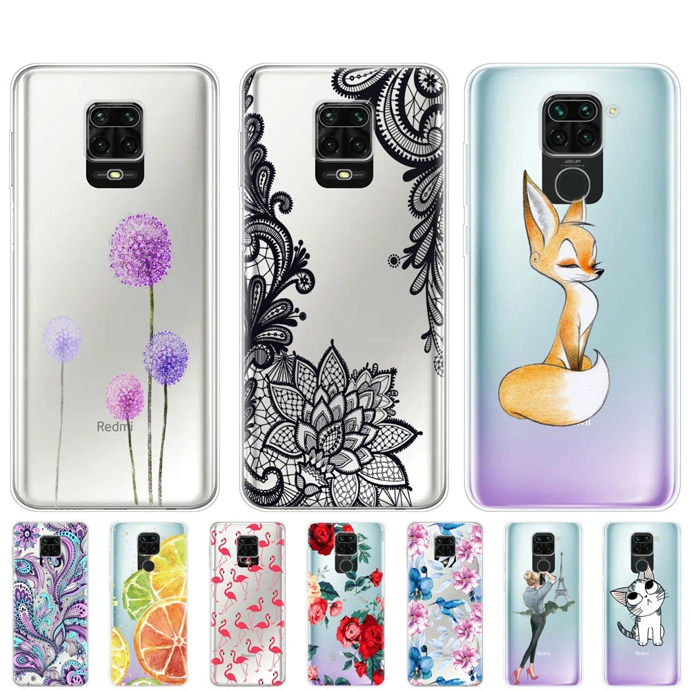 For Xiaomi Redmi Note 9 Case Soft Tpu Phone Back On Redmi Note 9 Pro Silicon Cover Redmi Note9 Pro Note9Pro Bumper Shell Funda
