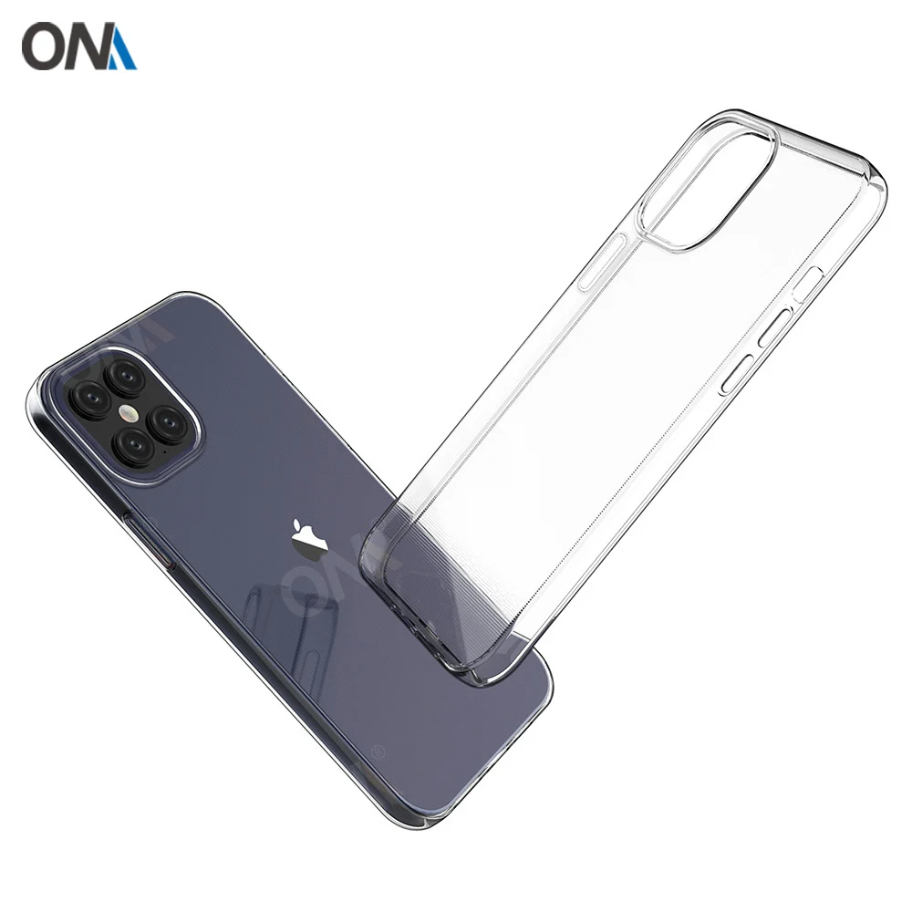 Case For iPhone 12 / Mini / Pro / Pro Max TPU Silicon Clear Fitted Bumper Soft Case for iPhone 12 Pro Max Transparent Back Cover