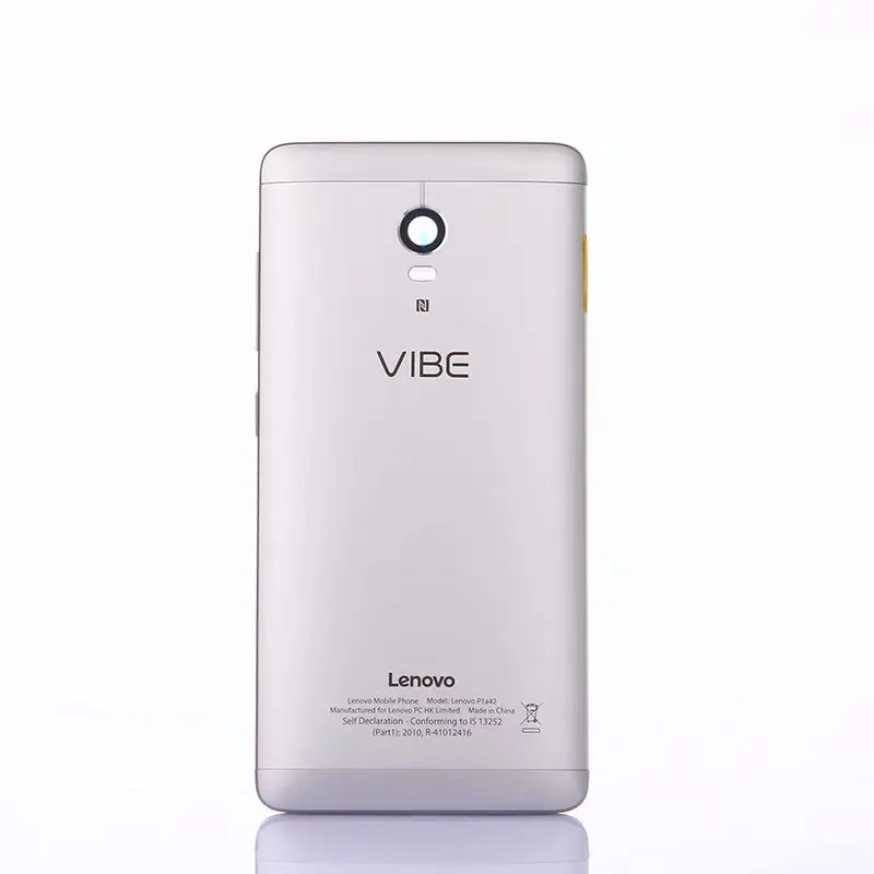 Rear Housing Cover For Lenovo Vibe P1 P1a42 P1c58 C72 Metal Back Door Repair Battery Case + Buttons Camera Glass