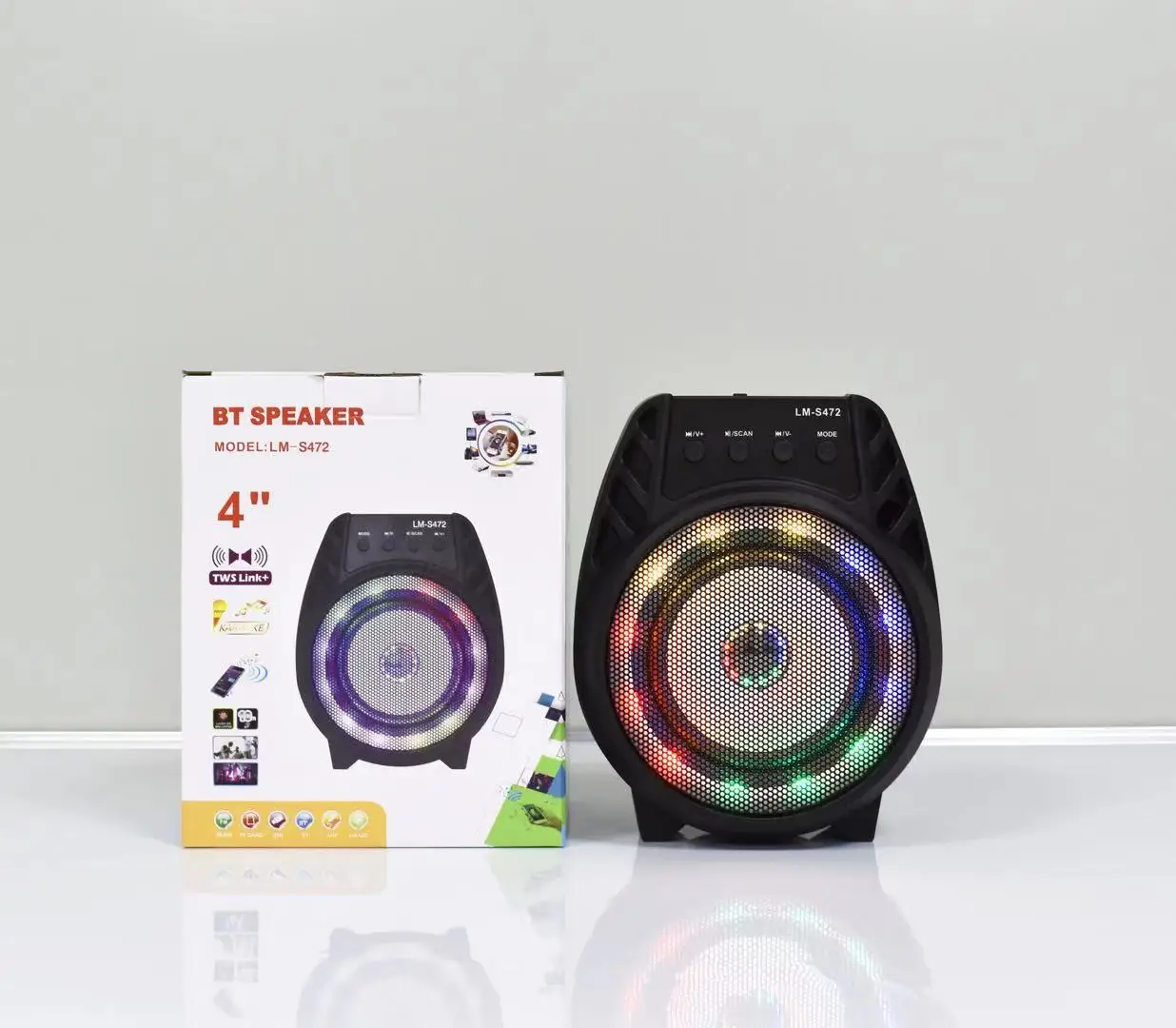 Домашний светодиодный шатер Bluetooth Динамик K песню на открытом воздухе