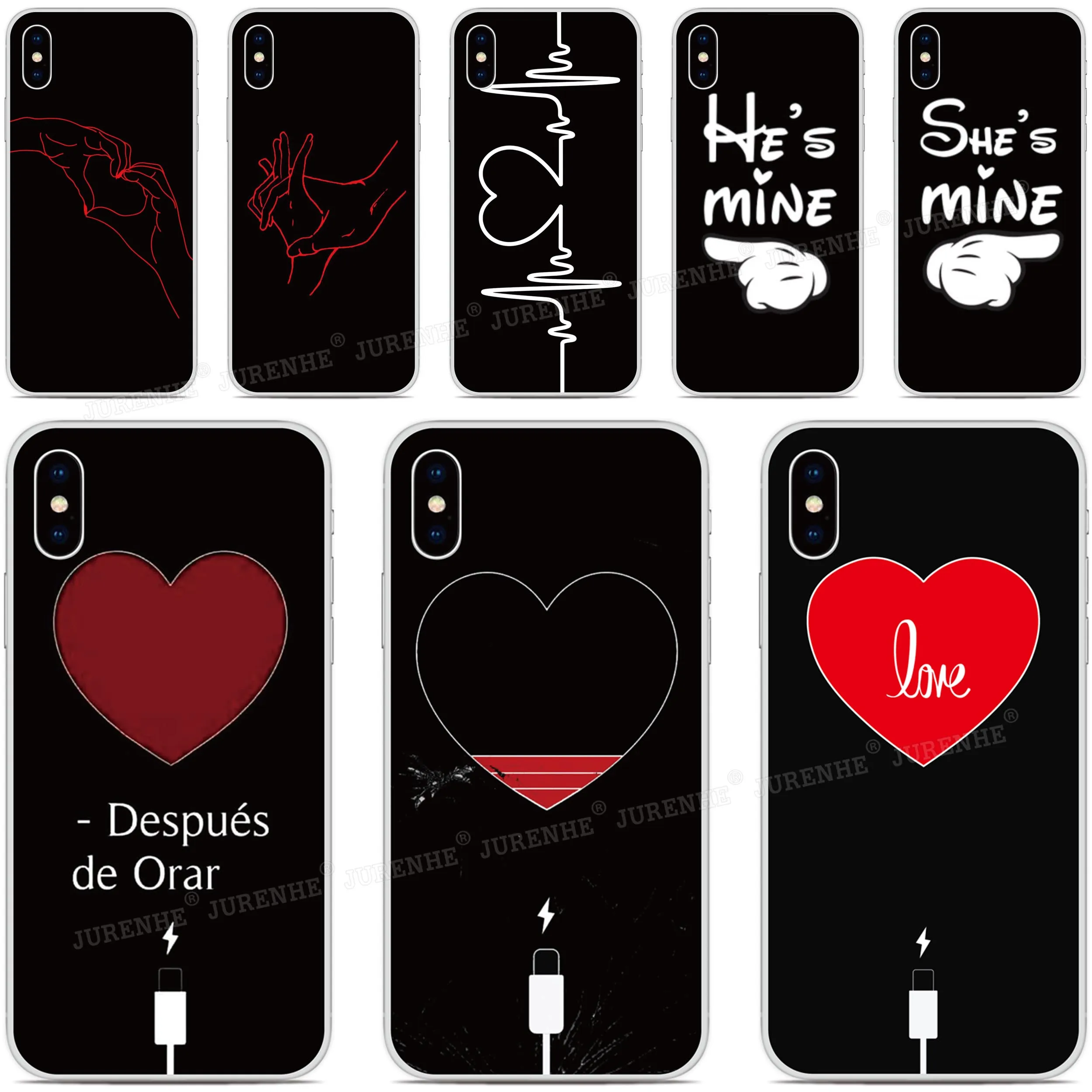 

Charge Couple Love Cover For Wiko Y81 Y51 Y62 Y61 Y50 Y60 Y80 Sunny 5 View 5 Plus 3 4 Lite 2 Go Power U20 U10 Phone Case