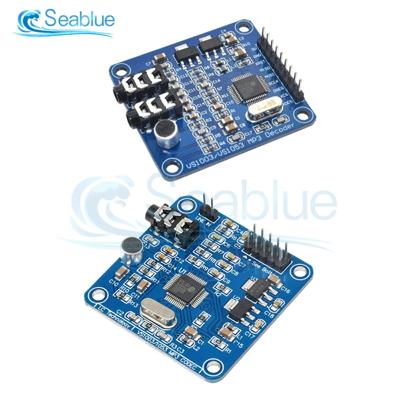 VS1003B VS1053 MP3 модуль декодирования микрофонная головка STM32 микроконтроллер
