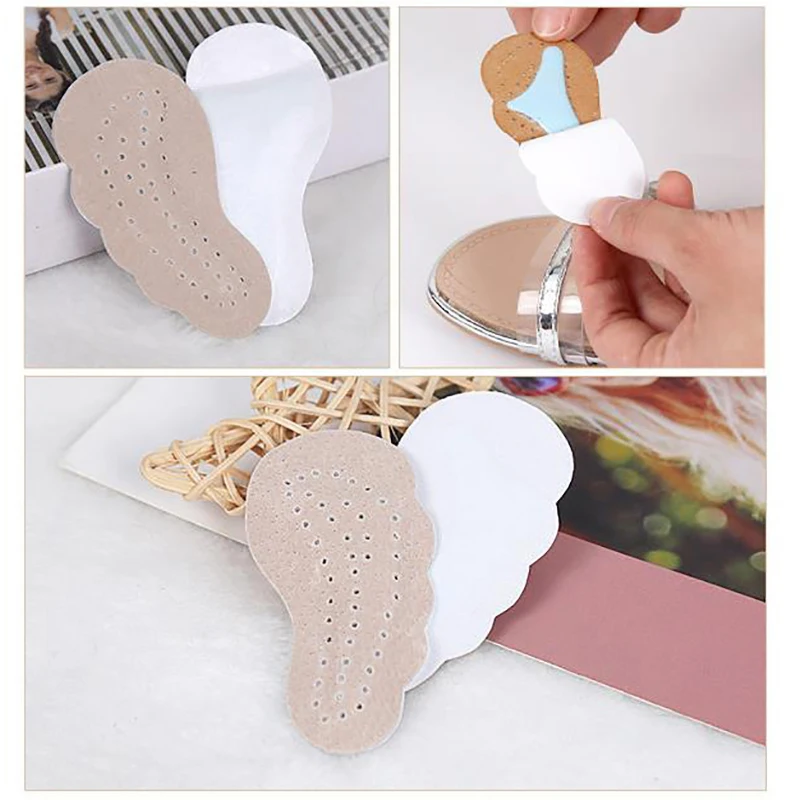 Leather Forefoot Pads For Shoes Women Breathable Anti-slip resistant Foot Care Material is Pig/Sheep Leather