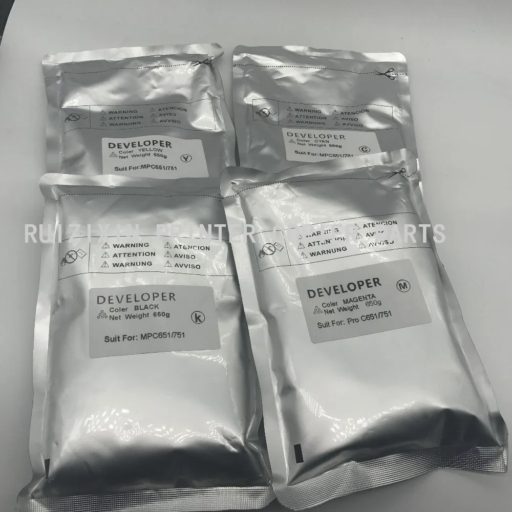 Разработчик порошок для Ricoh C751 Перевозчик C651 C8002 C6502 C5100 C5510 совместимые детали копировального устройства