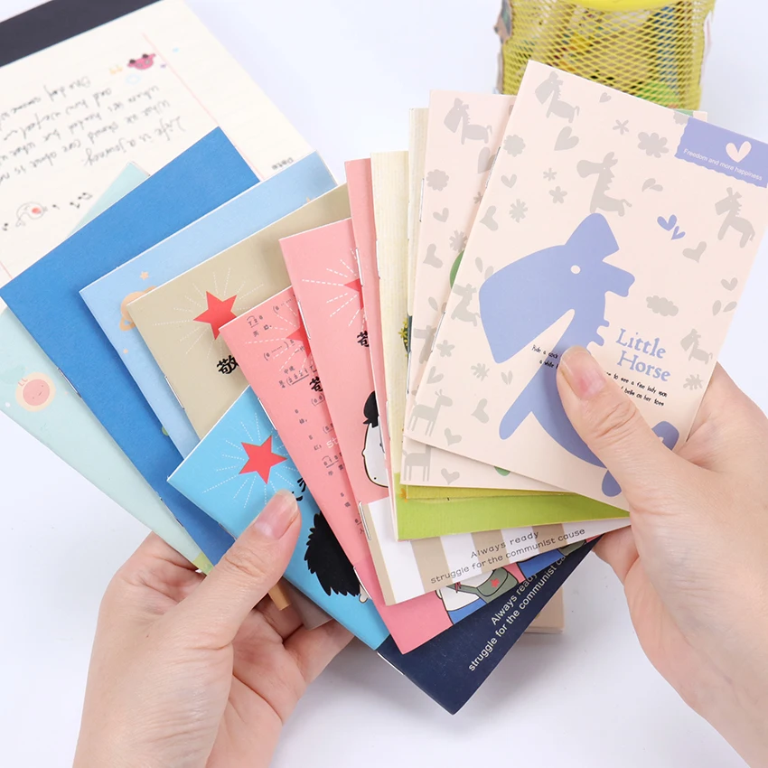 

2PCS Little Horse Notebook Mini Notebook Diary Pocket Notepad School Office Stationery Gift Pocket Planner Notebook