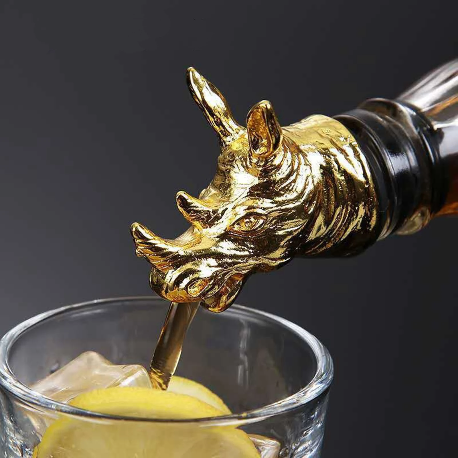 Alloy+Silicone Wine Aerator Pourer Spout Decanters Elephant Stoppers Decanter Liquor Bottles | Дом и сад