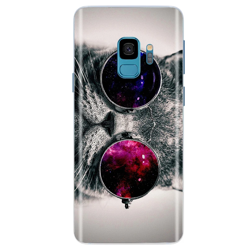 Чехол для Samsung Galaxy S9 Plus силиконовый чехол милый узор мягкий TPU S 9 бампер телефона |