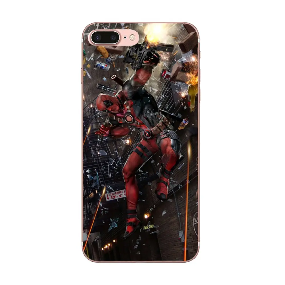 Защитный чехол из ТПУ для Huawei Honor 4C 5A 5C 5X 6 6A 6X 7 7A 7C 7X 8 8C 8S 9 10 10i 20 20i Lite Pro Comics Deadpool Classic |