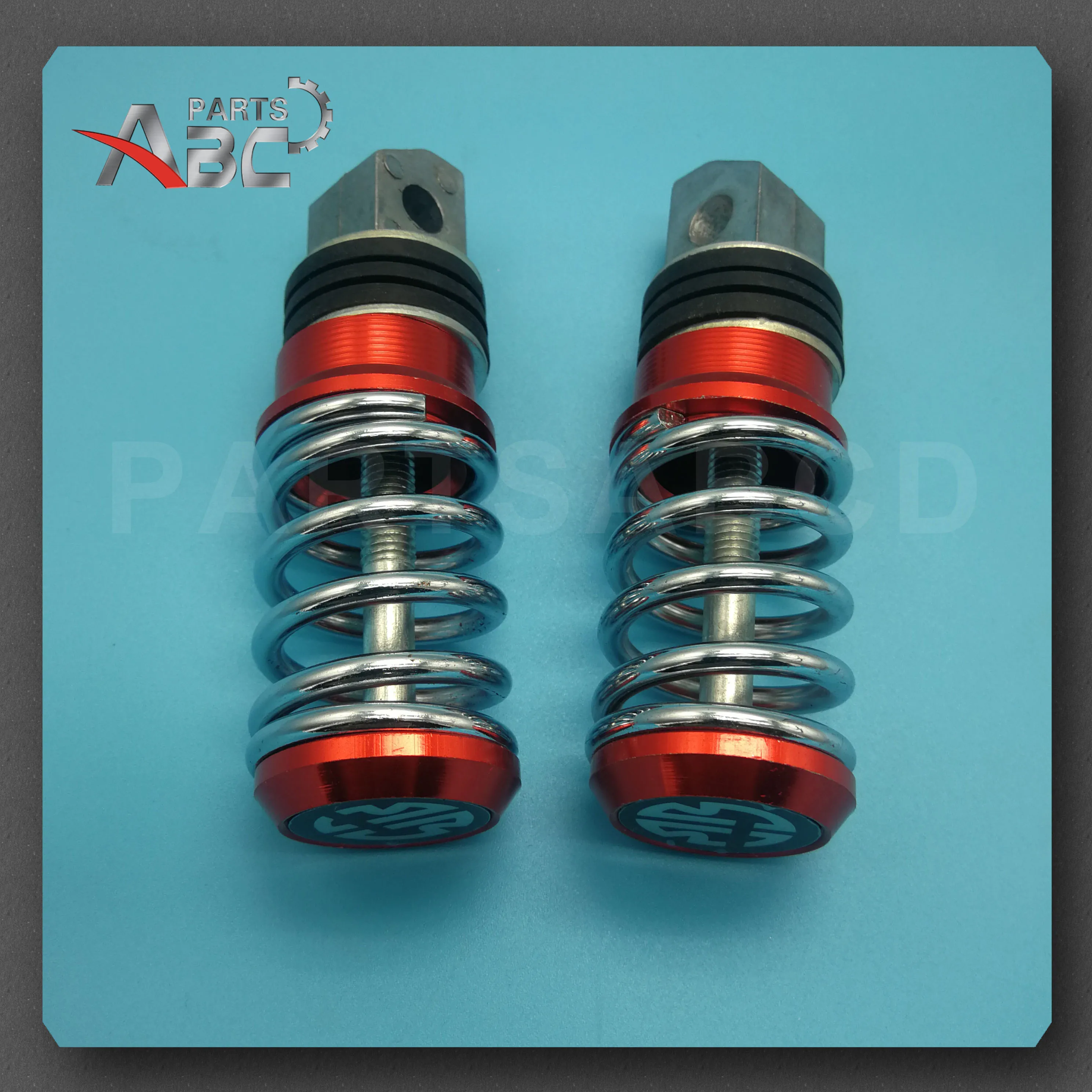 Подножка с ЧПУ 1 пара пружинная педаль подножки для мотоцикла велосипеда