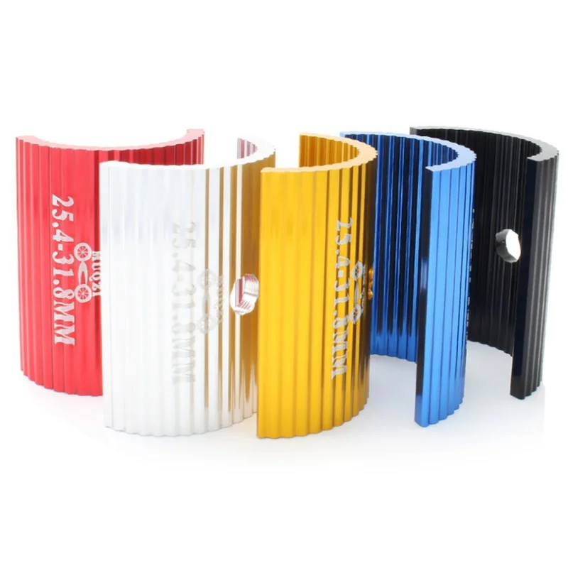 

2pcs 25.4-31.8mm/31.8-35mm Drag Handlebar Riser Clamp Conversion Shims Reducer Shells Spacer Bicycle Handlebar Conversion Sheet