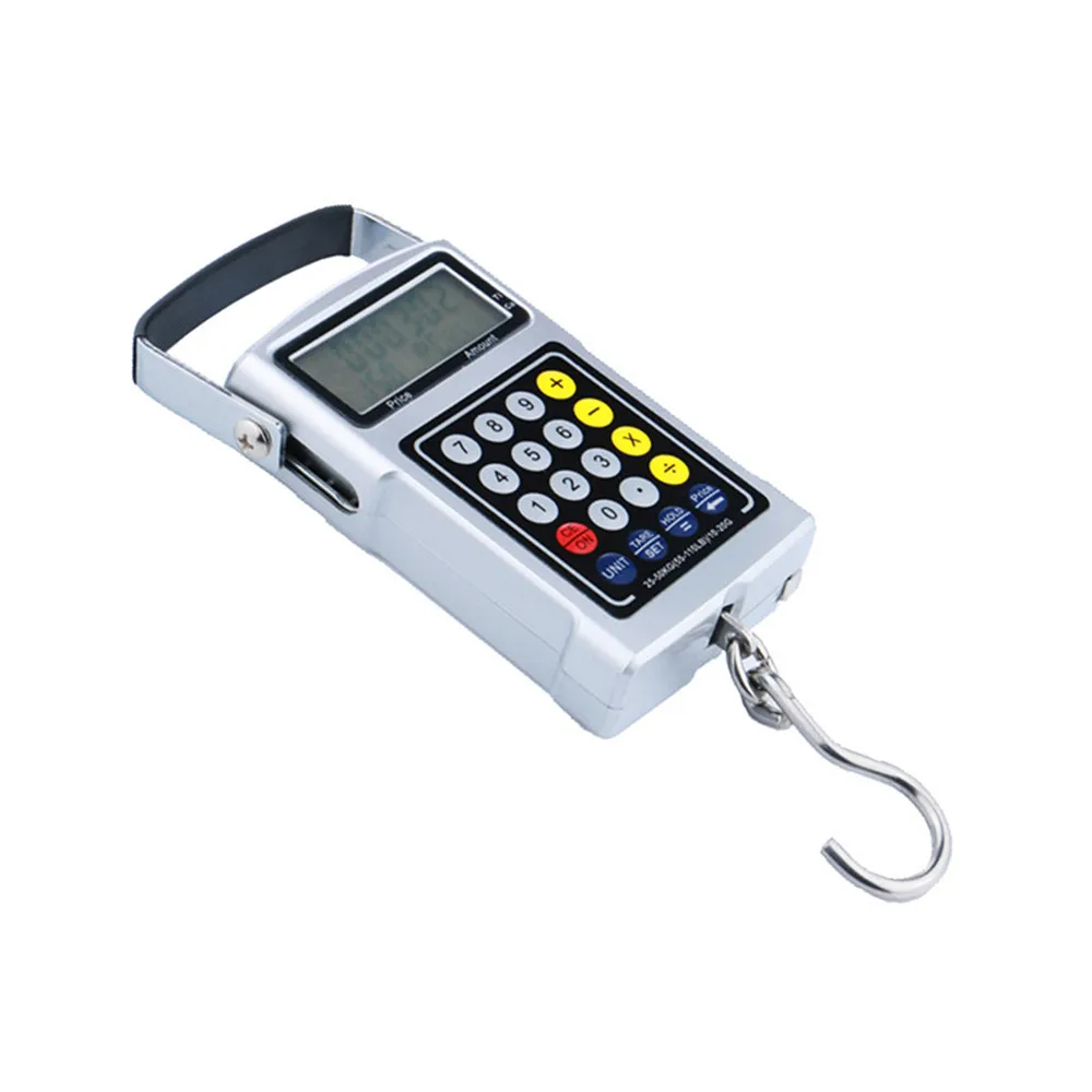 Электронные весы для взвешивания шкала подвесного крючка с ЖК цифровым дисплеем