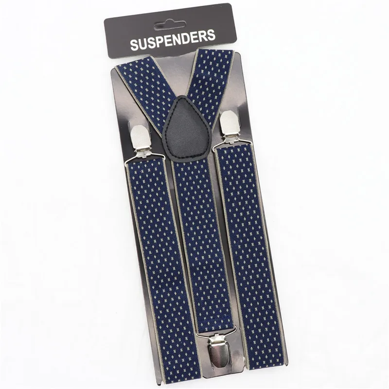 Узор 3 5 см ширина сплошной цвет подтяжки регулируемые эластичные зажим рубашка