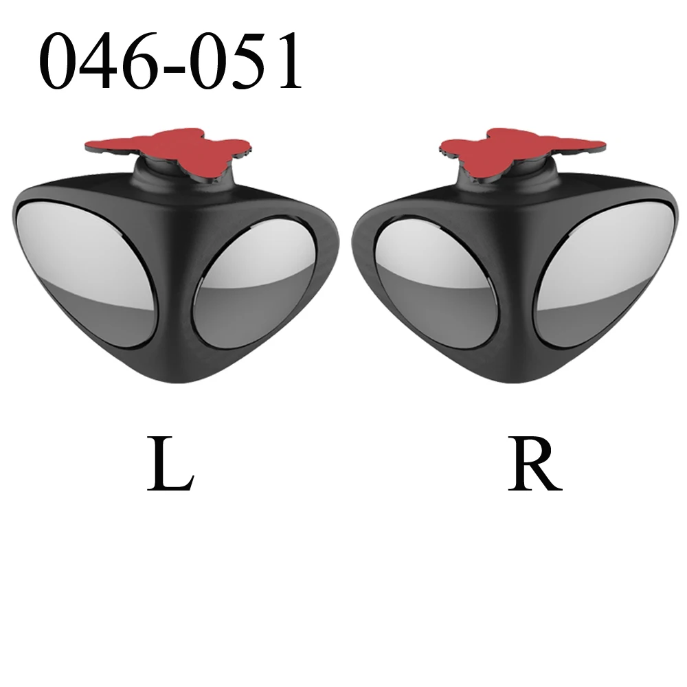 

2 in 1 Car Blind Spot Mirror Wide Angle Mirror 360 Rotation Adjustable Convex Rear View Mirror View front wheel Car mirror