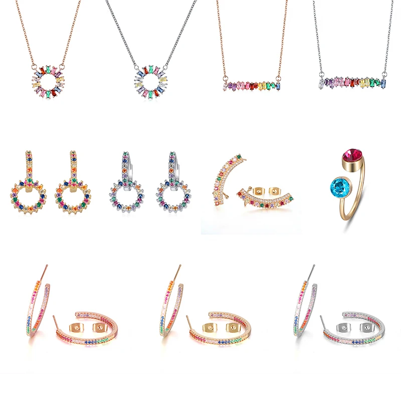 Новое поступление красочное ожерелье с подвеской кристаллами Модные