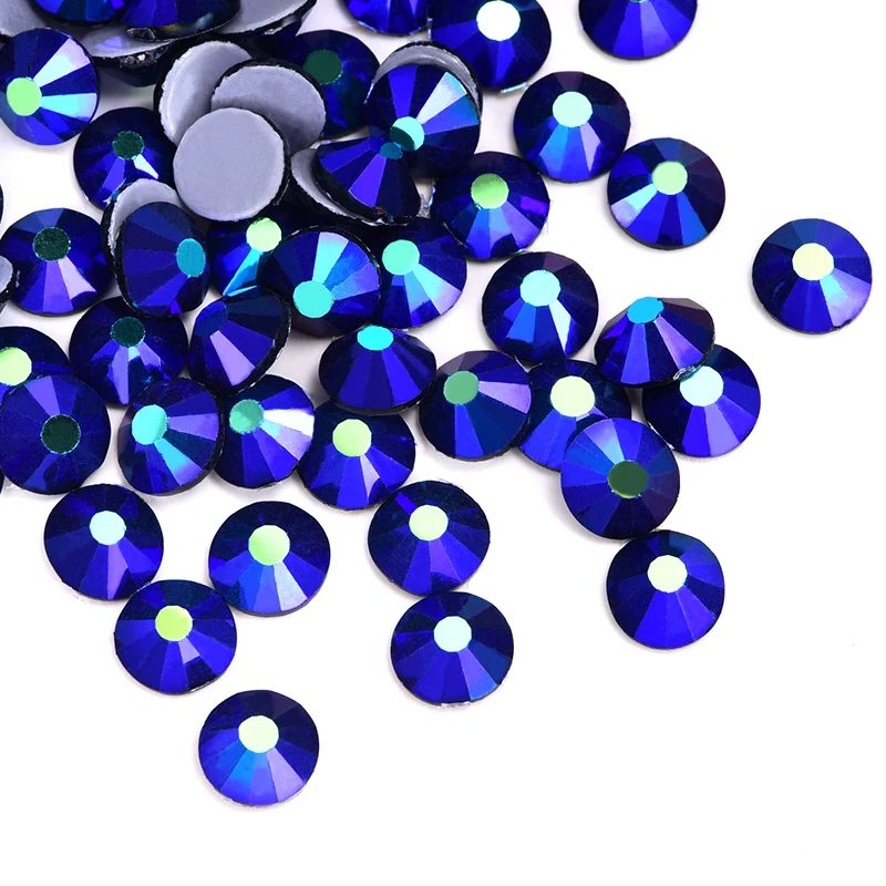 Блестящие стразы для горячей фиксации Jet Black AB Better рождественской сумки