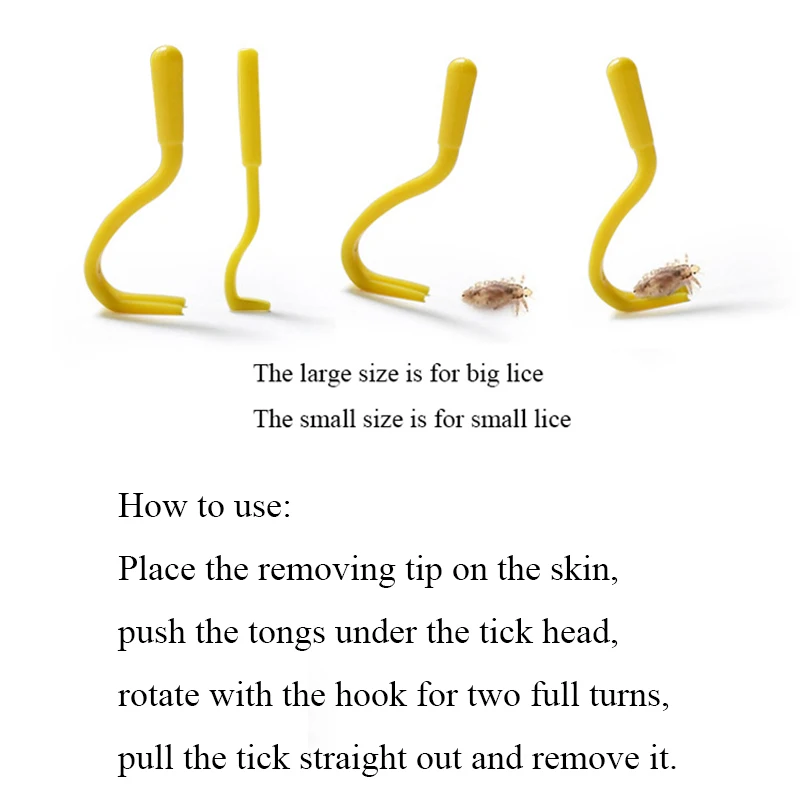 

2pcs/set Pet Mites Flea Extractor Insect Clip Pet Supplies Cat Dog Cleaning Scratching Device Tick Tweezer Jumping Scorpion Hook