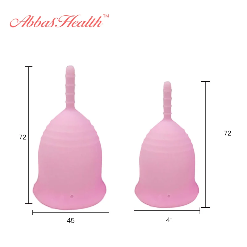 AbbasHealth Medical Grade Silicone Reusable Menstrual Cup Pink Lady Small Women | Красота и здоровье