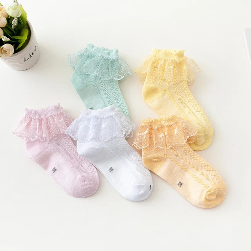 5 пар/лот для маленьких мальчиков и девочек Мягкие хлопковые носки детские с