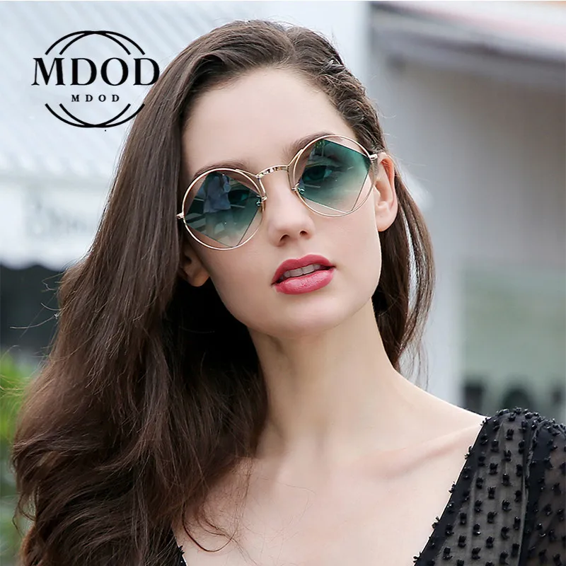 Ретро Круглые Солнцезащитные очки для женщин и мужчин прозрачные солнцезащитные