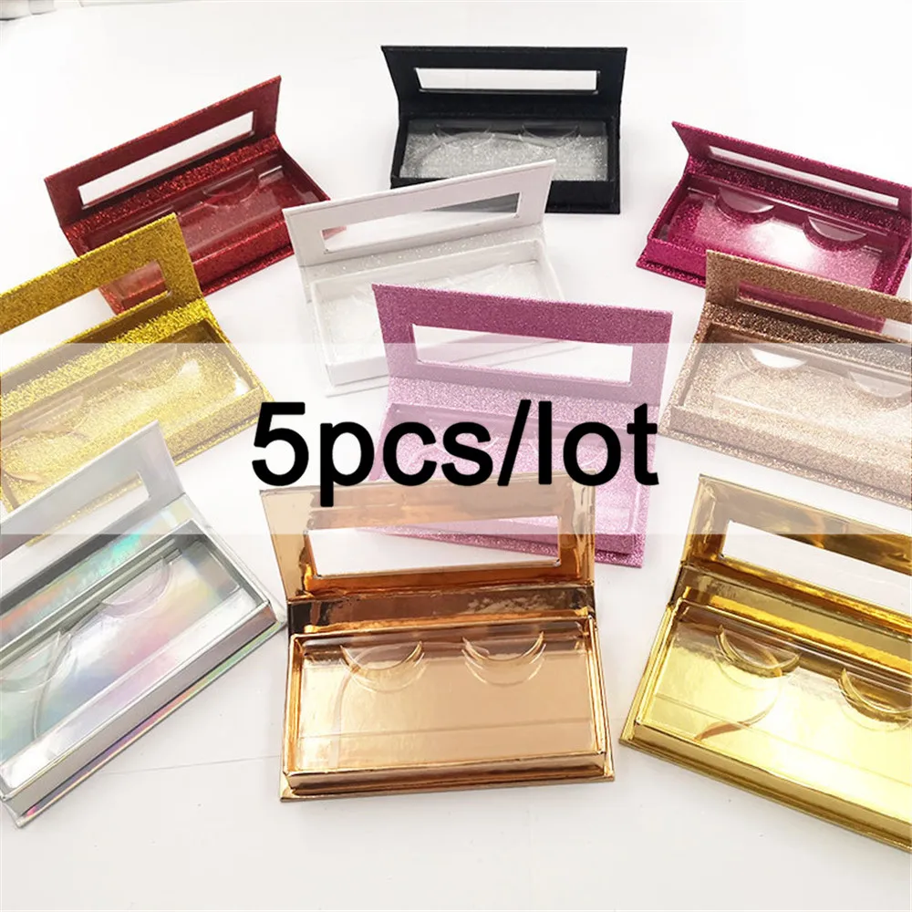 5 шт. бумажная Ящики Для Хранения Чехол ресницы упаковочная коробка для макияжа