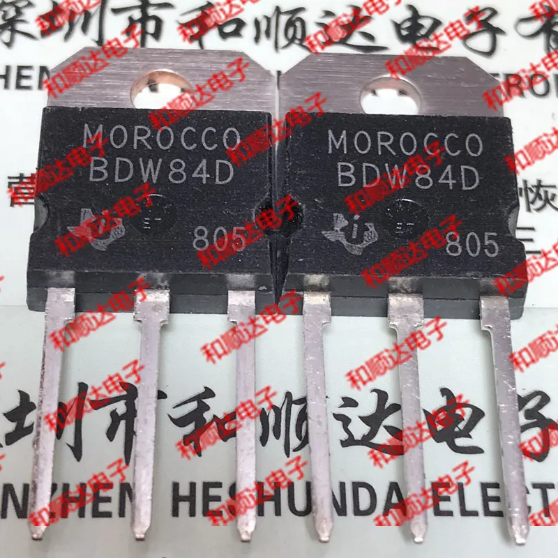 

Original New 2pcs / BDW84D TO-218