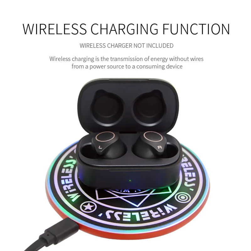 YTOM T1 Pro APTX TWS Bluetooth 5,0 Беспроводные наушники с функцией Wilress зарядки Тип C супер бас HD микрофон гарнитура