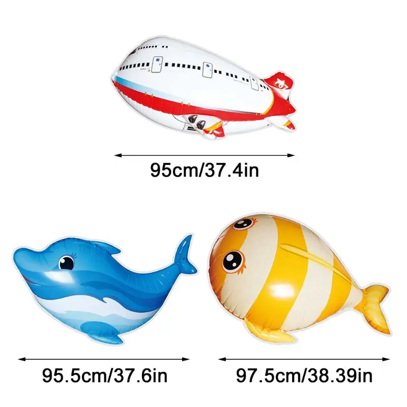 

Two Channel / Four Channel Remote Control Flying Fish Helium Dolphin Plane Electric Inflatable Toys Air Balloons