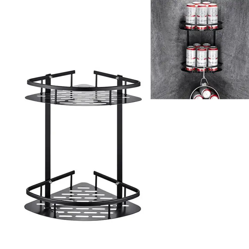 Стеллаж для хранения без перфорации настенная полка мыла шампуня косметики