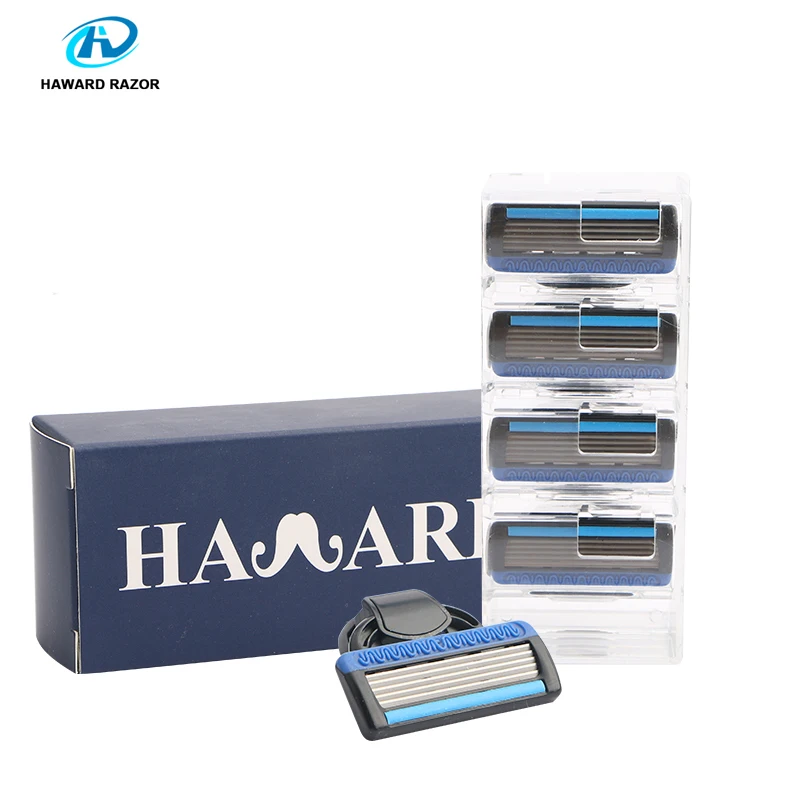 HAWARD бритвенное лезвие 5 ти слойное бритвенная головка Системы Для мужчин по