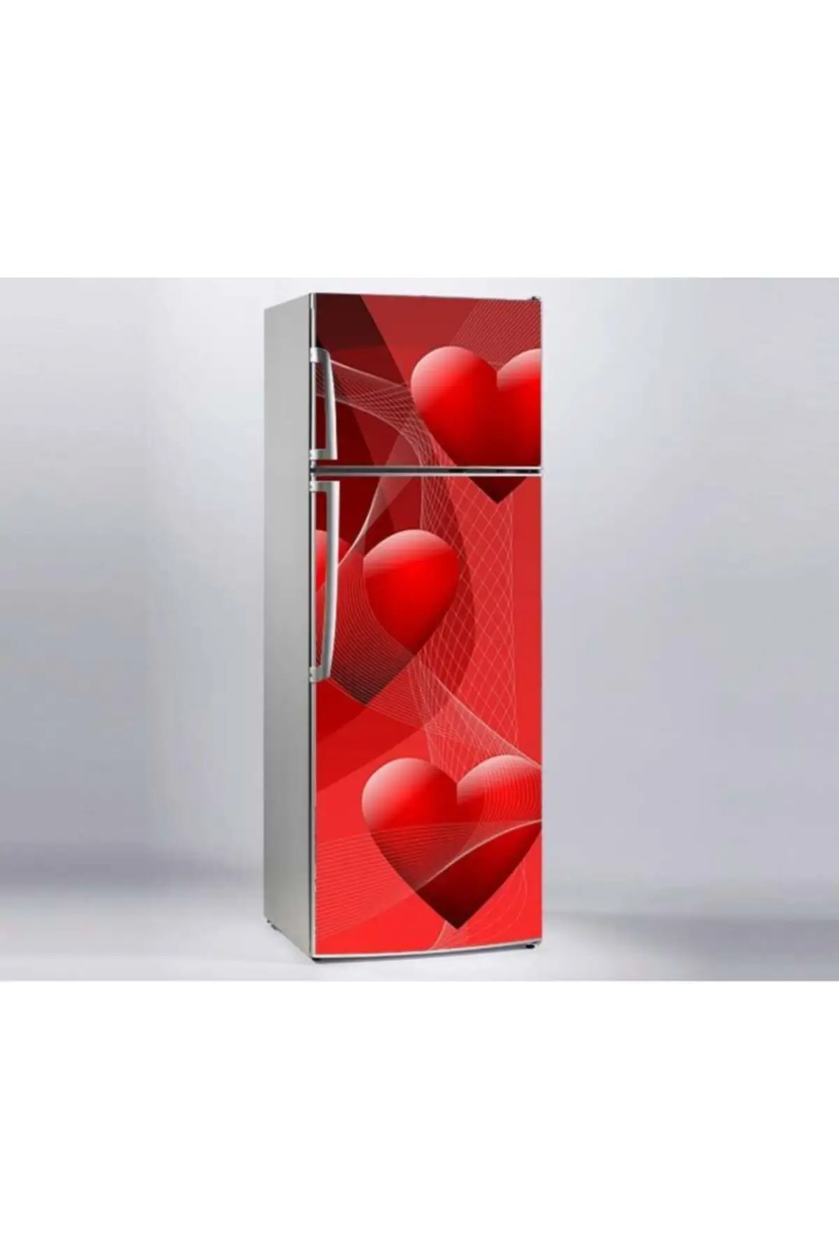 

Refrigerator Sticker Red Heart