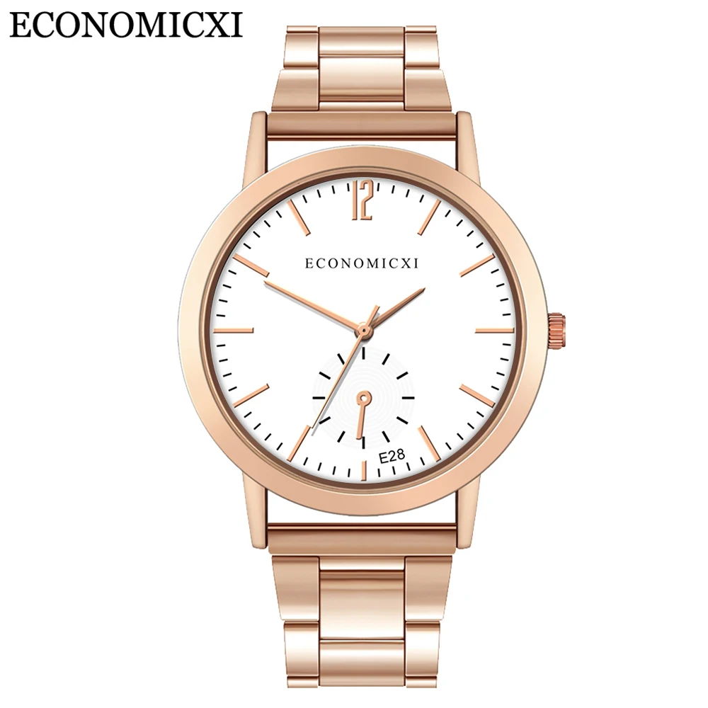 Мужские часы брендовые Роскошные повседневные из нержавеющей стали с ремешком