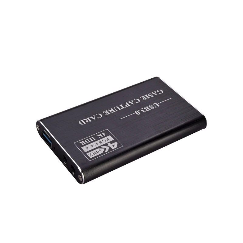 

4K HDMI to USB 3.0 1080P Video Capture Card for OBS Game Live Streaming Plug and Play Without Driver Software(Black)