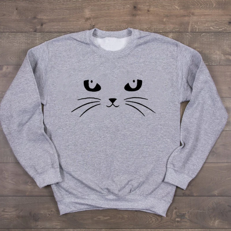 Женский свитшот с длинным рукавом в стиле кэжуал|Женские толстовки и свитшоты| |