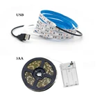 Аккумулятор USB УФ светодиодная лента 5050 395-405nm УФ-лампа Светодиодная лампа для ногтей USB 5V черный светильник УФ-лента лампа Гель-лак для ногтей DJ Fluoresce