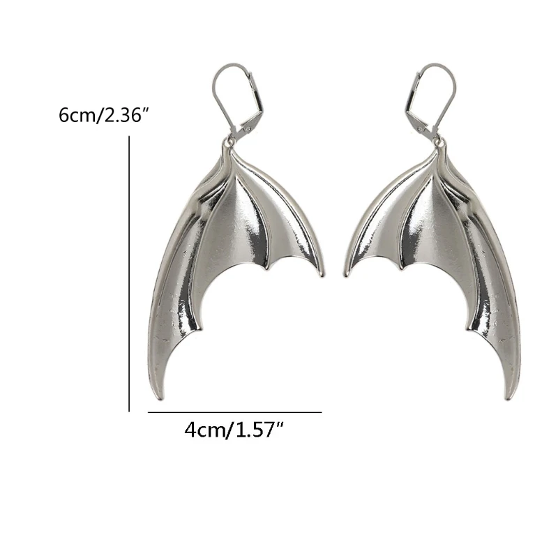 

Dragon Mythological Creature Vampire Bat Earring Gothic Victorian Jewelry