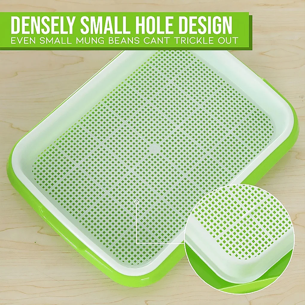 Двухслойные пластиковые горшки для рассады лоток полипропиленовый выращивания