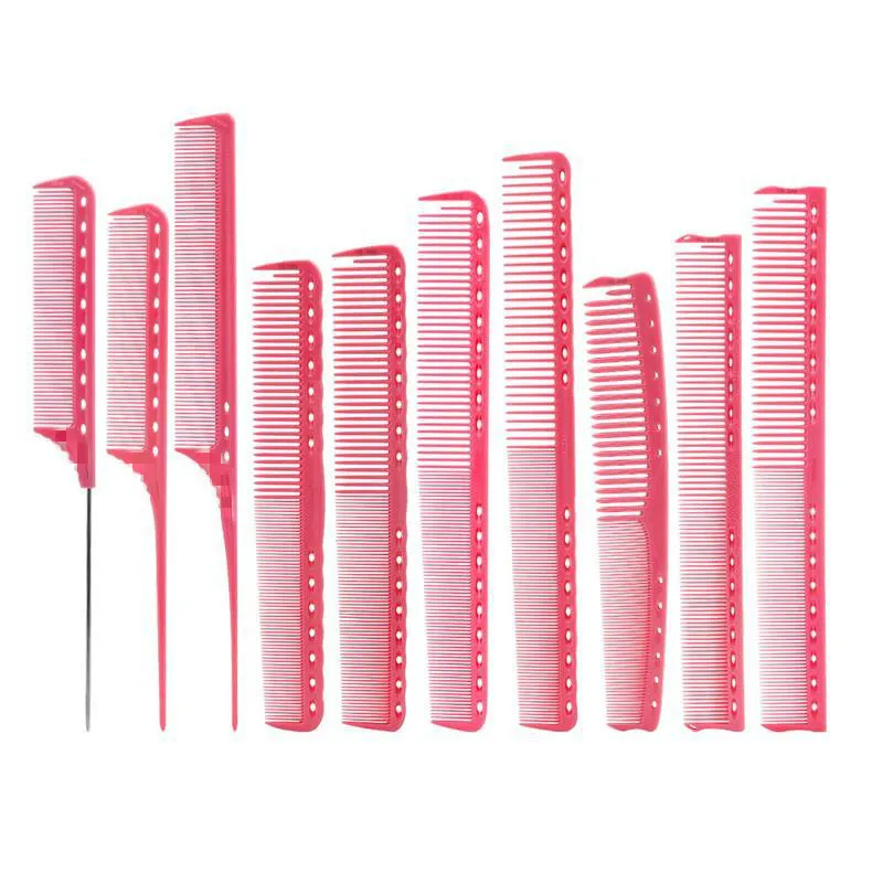 

Professional Hair Styling Comb Anti-static Salon ABS Material Barber Comb Non-slip Handle Haircut Tool Comb