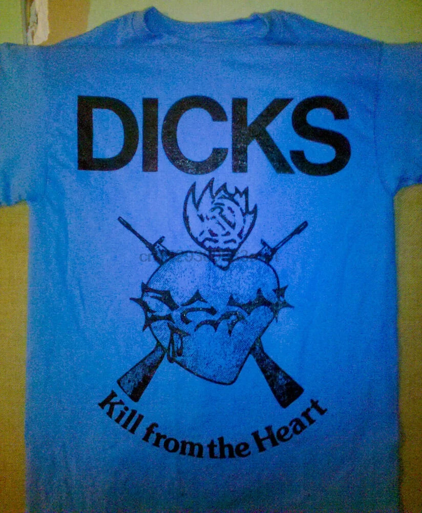 Футболка The Dicks - Kill From Heart (панк oi kbd big boys SST flag red) | Мужская одежда