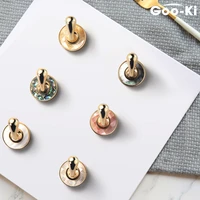 goo ki furniture handles elegant hooks for cabinet kitchen cupboard drawer knobs wall hanging hooks natural sea shell hardware