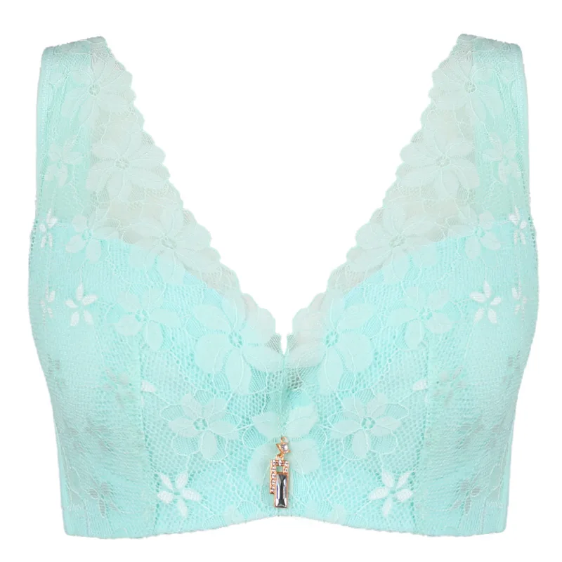Blue MARK MADDOX Bralette сексуальное нижнее белье плюс бюстгальтеры большого размера для женщин пуш-ап кружевное нижнее белье бюстгальтер нижнее белье Минимайзер - Color: Blue