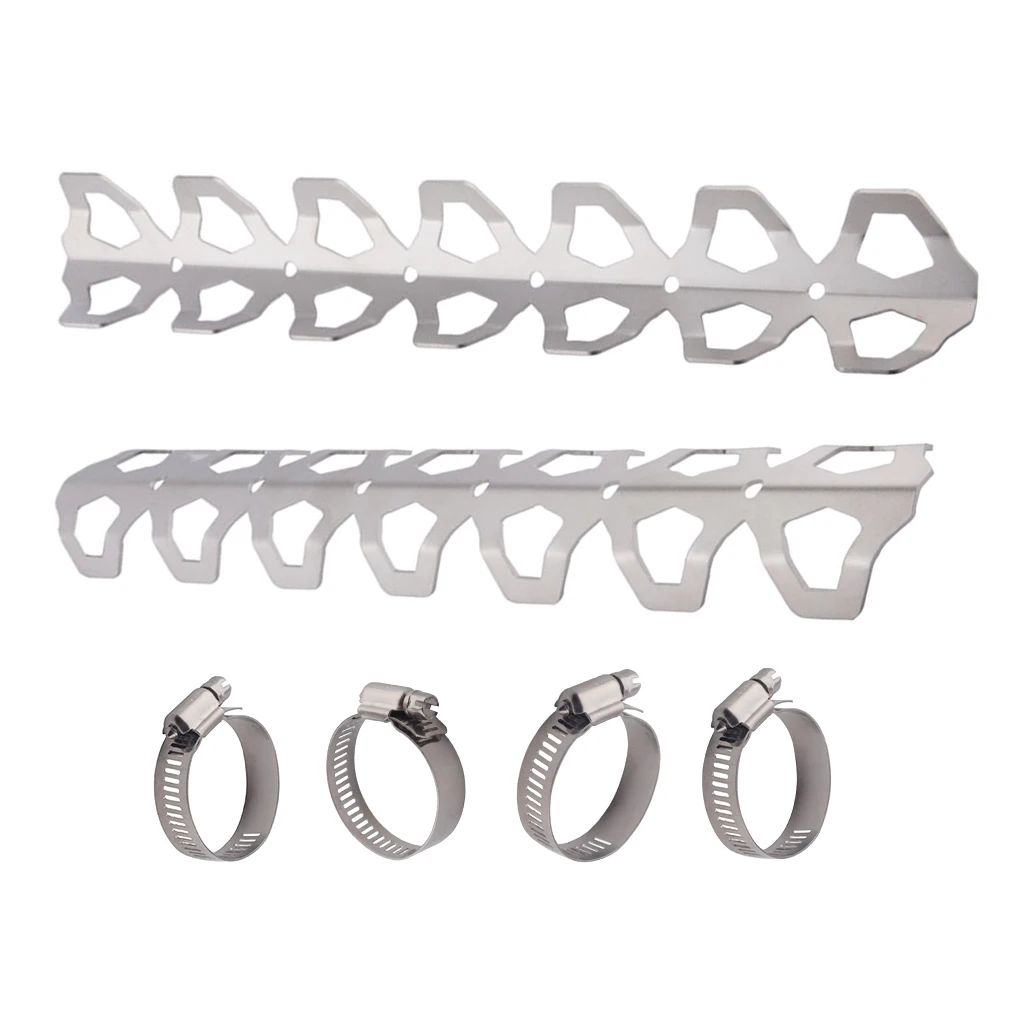 Нержавеющая сталь Мотоцикл выхлопная труба из нержавеющей стали теплозащитный