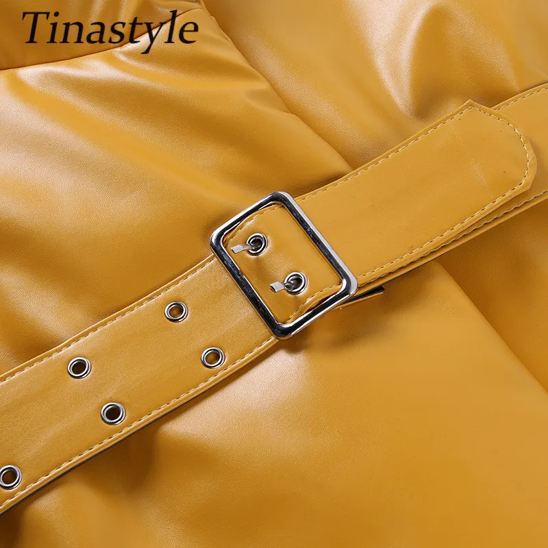 

Tinastyle Women Winter Vests Hooded 2020 New Short Bright Color Vest Cotton Padded Jacket Sleeveless Female Winter Waistcoat