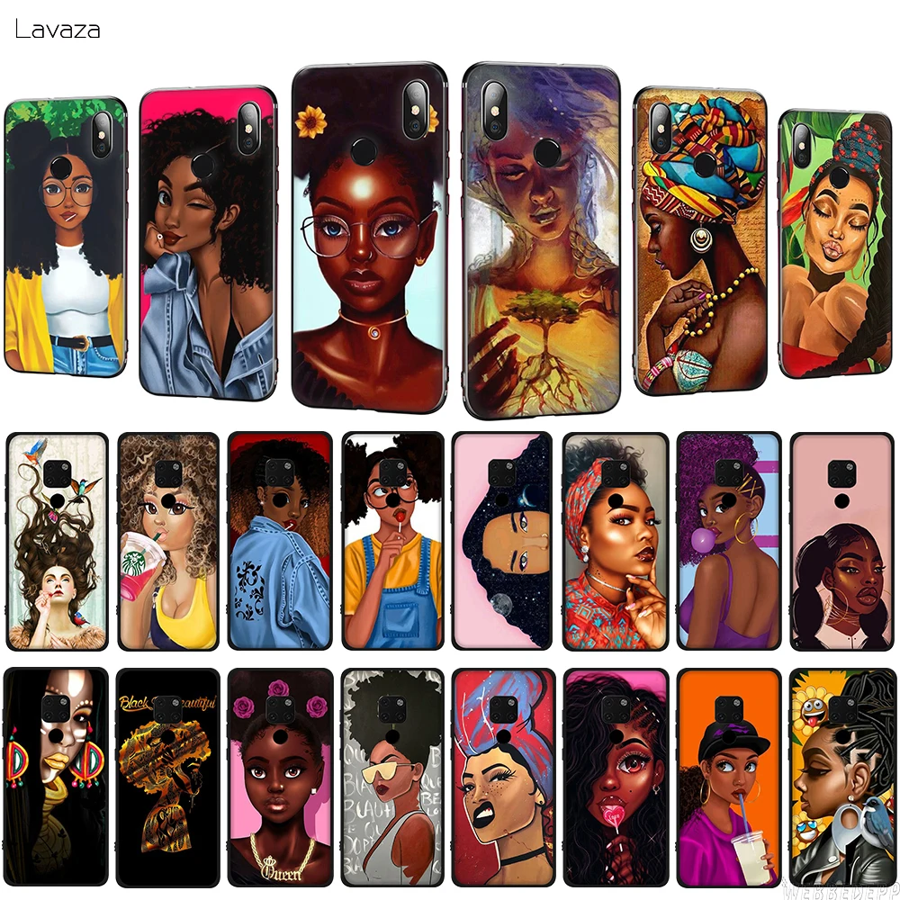 Художественный ТПУ чехол для телефона Lavaza Afro Girls huawei Honor View 20 Pro mate 10 30 Lite мягкий