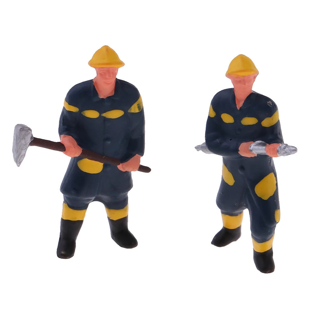 

Fire Station Fireman Character Miniature Package (6) HO Model Figures