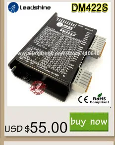 Новое поступление Leadshine DM542S Обновлено от DM542 с более сильной функцией защиты от помех более устойчивый шаговый привод 48VDC 4.2A
