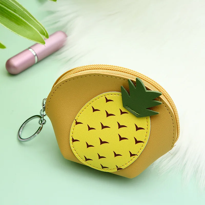 Милый фруктовый дизайн женские кошельки из искусственной кожи маленькая
