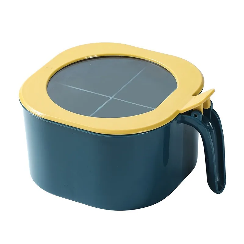

Kitchen multi-panel seasoning box home integrated seasoning can set plastic sub-panel with spoon seasoning can