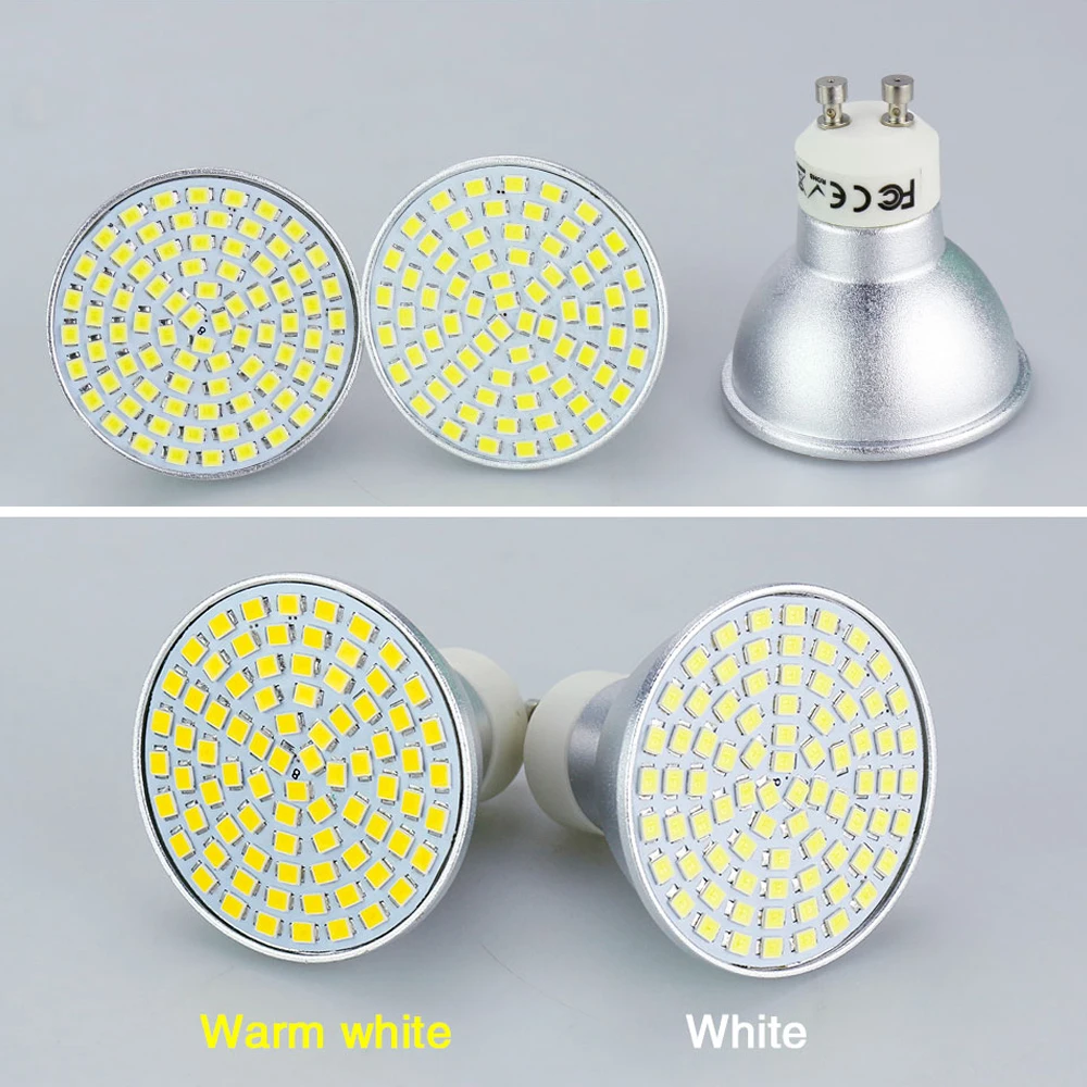 

E27 220/110V Led Bulb GU10 220/110V Led Lamp MR16 220/110v 2/5/7W 60/70/80 Leds Light Bulb Warm White And White Ampoule For Home